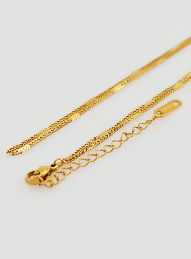 Goudkleurig Collier met Fantasie Gourmet Schakels - 60cm (pic 4)
