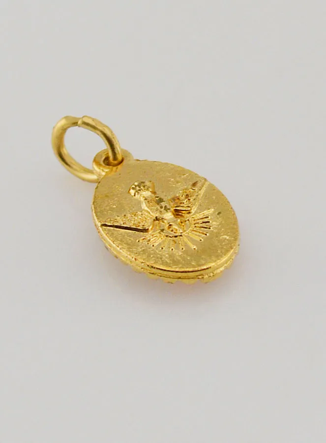 Medaillon met Gedraaide Rand 15mm – Heilige Jeanne d’Arc (pic 4)
