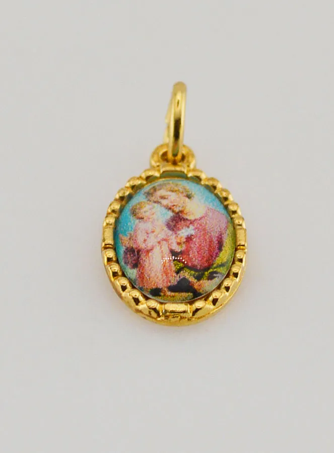 Medaillon met Gedraaide Rand 15mm - Sint Jozef (pic 2)