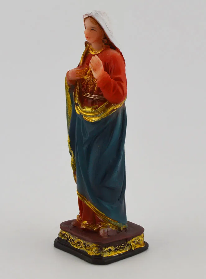 Religieus Beeldje Heilig Hart van Maria 8cm (pic 2)