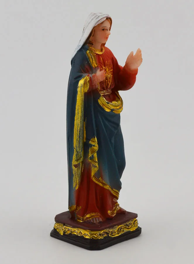 Religieus Beeldje Heilig Hart van Maria 8cm (pic 3)