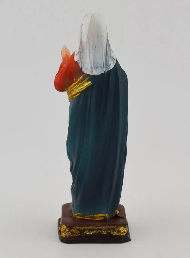 Religieus Beeldje Heilig Hart van Maria 8cm (pic 4)