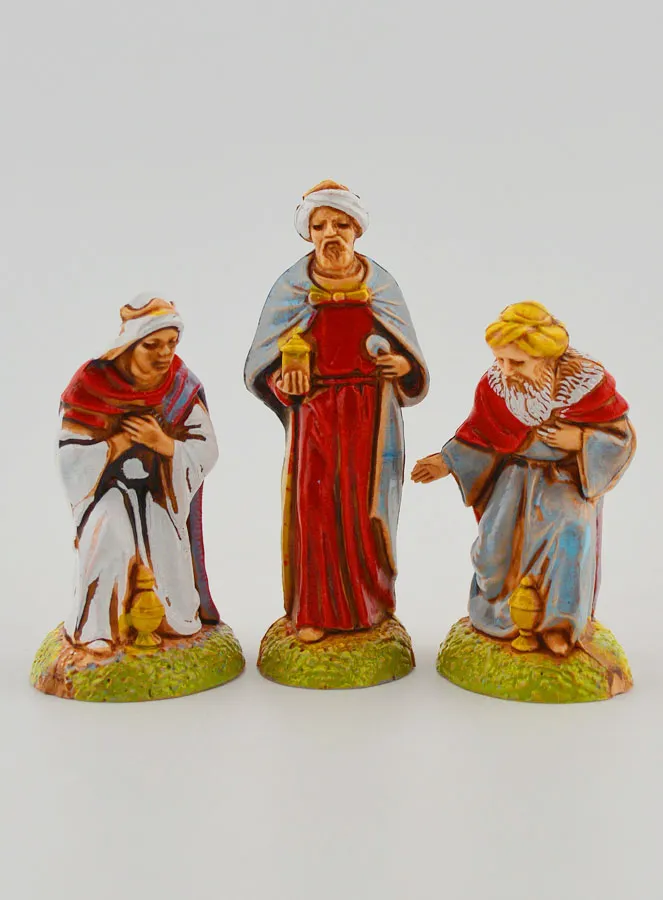 Kerststal Figuren de Drie Koningen - 6cm (pic 1)
