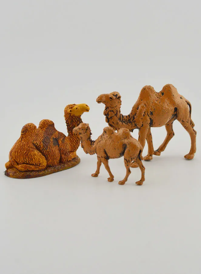 Kerststalfiguren Kamelenfamilie - 6cm (pic 1)