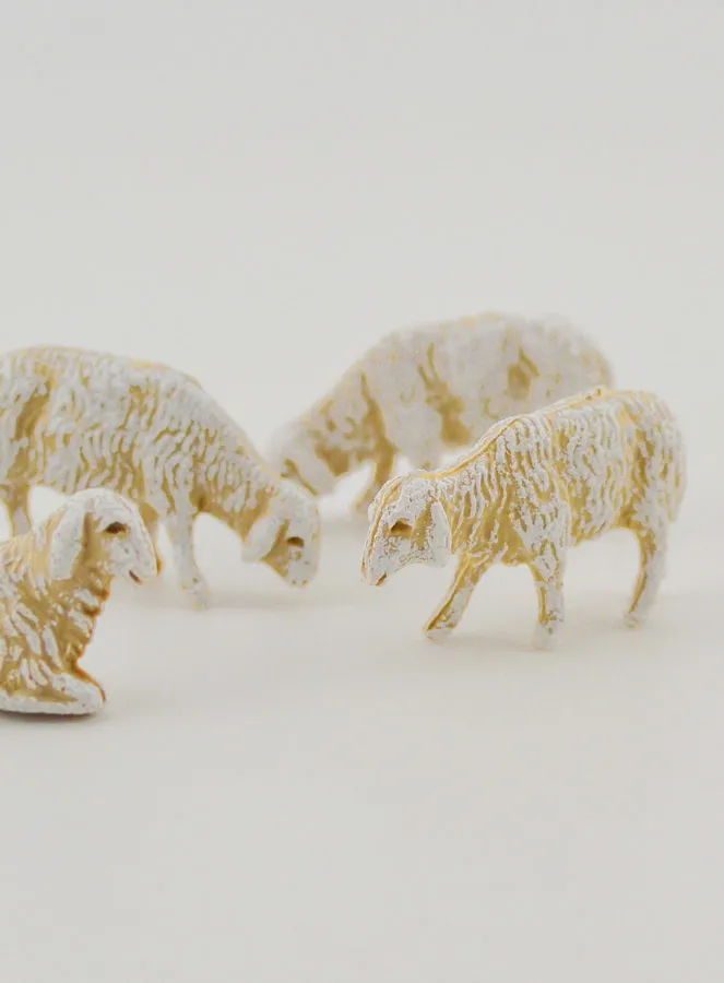 Kerststalfiguren Kudde Schapen - 3cm (pic 3)