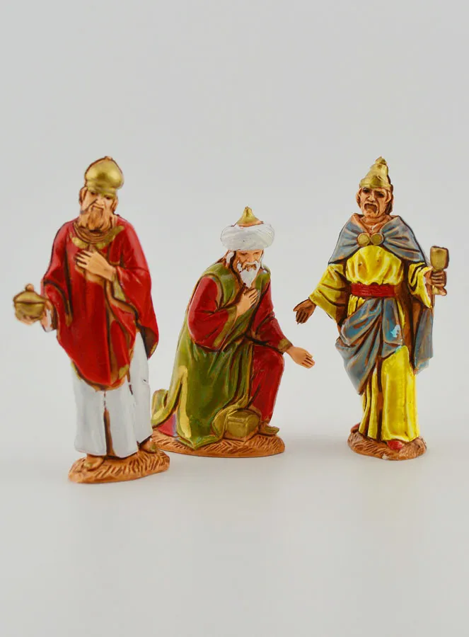 Kerststal Figuren de Drie Koningen - 6,5 cm (pic 1)