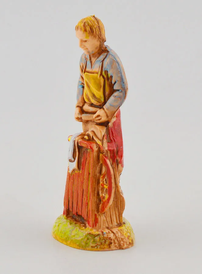 Kerststalfiguur Messenslijper - 6 cm (pic 2)
