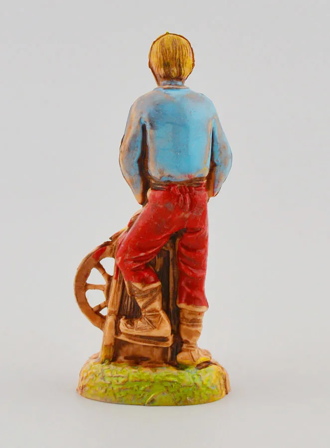Kerststalfiguur Messenslijper - 6 cm (pic 4)