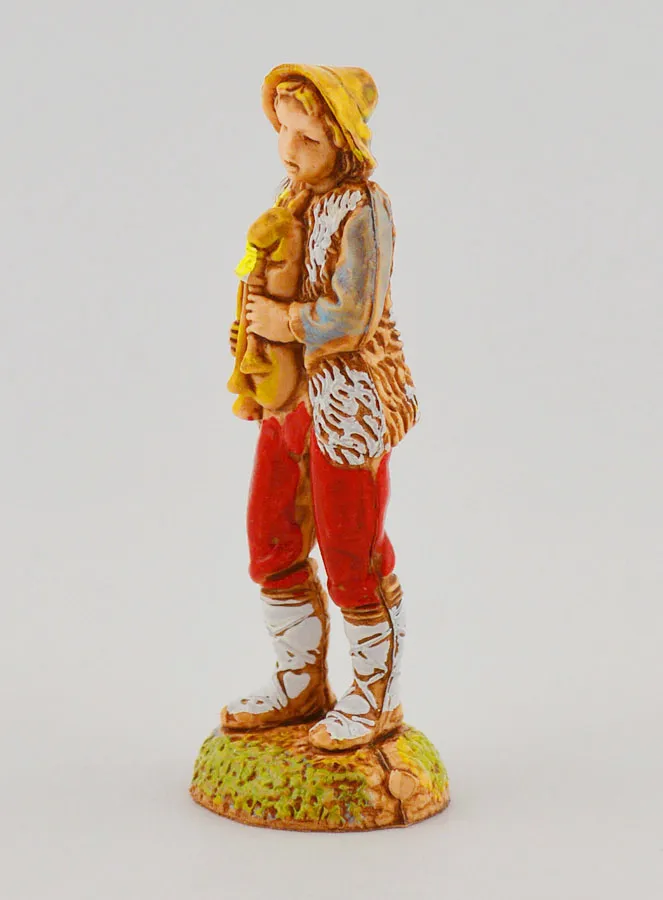 Kerststal Figuur Muzikant met Doedelzak - 6 cm (pic 2)