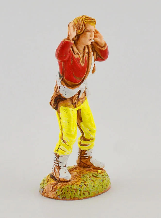 Kerststal Beeld Omroeper - 6 cm (pic 3)