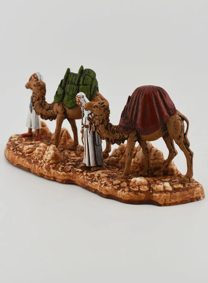 Kerststal Beeld Kameeldrijvers - Hoogte 6 cm (pic 2)