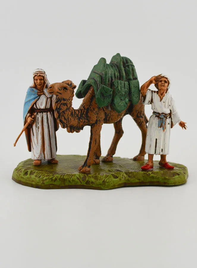 Kerststal Beeld Kameeldrijvers - 6cm (pic 1)