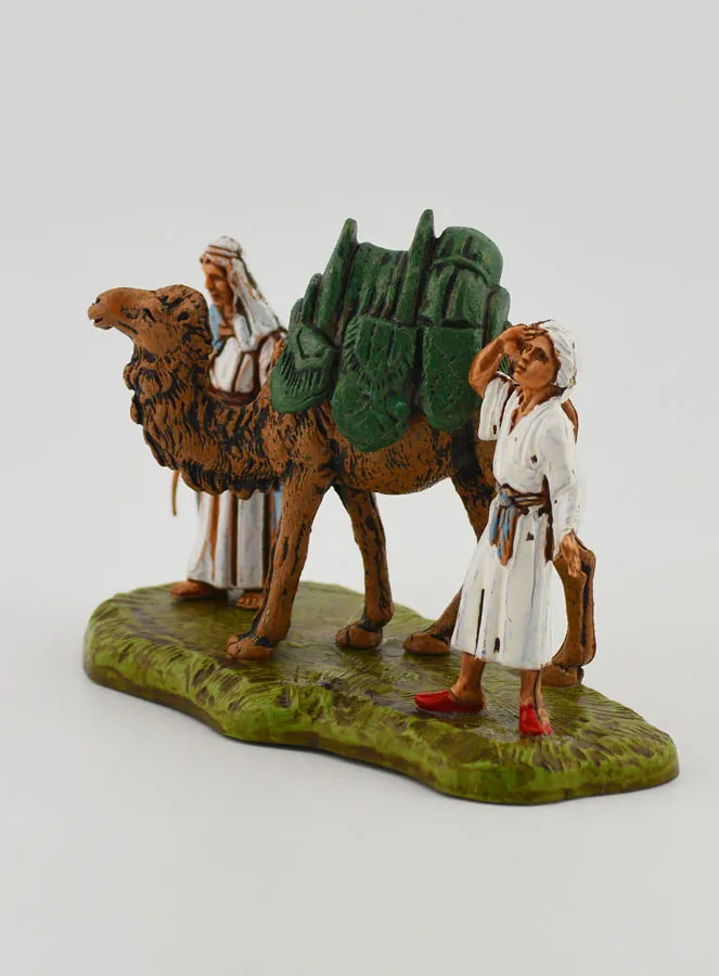 Kerststal Beeld Kameeldrijvers - 6cm (pic 2)