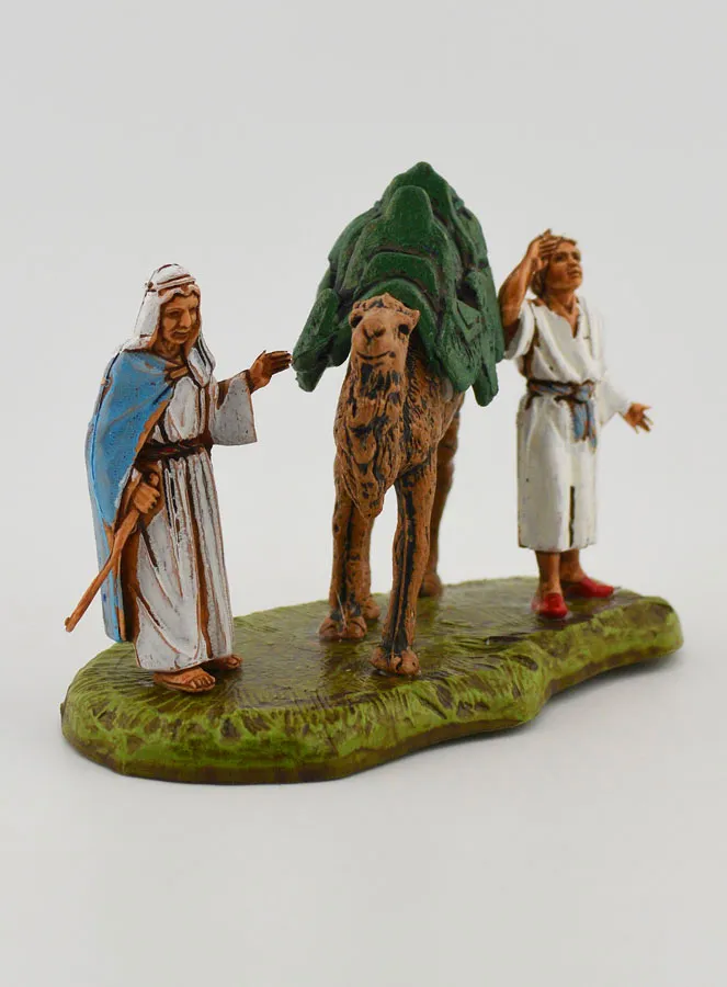 Kerststal Beeld Kameeldrijvers - 6cm (pic 3)