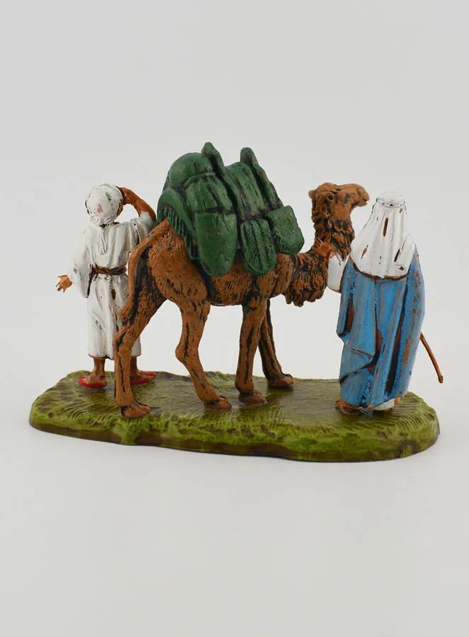 Kerststal Beeld Kameeldrijvers - 6cm (pic 4)