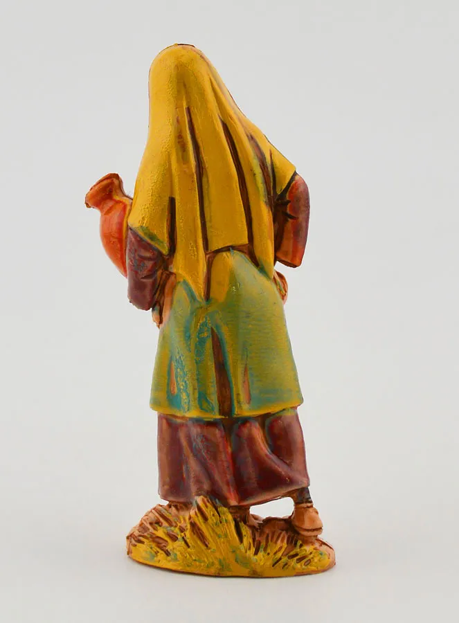 Kerststal Beeld Vrouw met Kruik - 6 cm (pic 4)