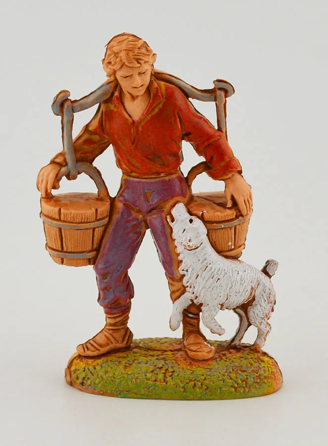 Kerststal Beeld Waterdrager - 6cm (pic 1)