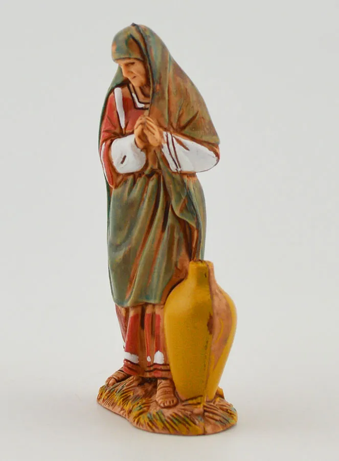 Kerststal Beeld Vrouw met Amfoor - 6cm (pic 2)