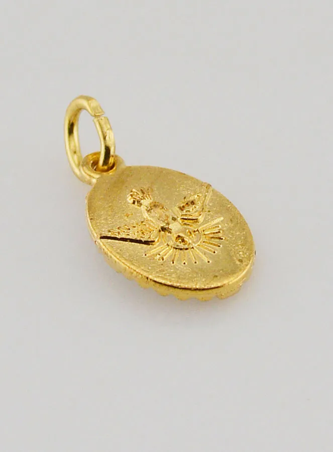 Medaillon met Gedraaide Rand 15mm - Zwarte Madonna (pic 4)