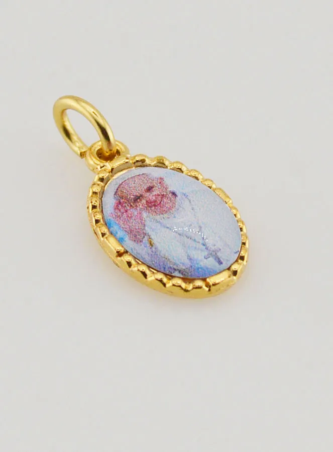 Medaillon met Gedraaide Rand 15mm - Paus Franciscus (pic 3)