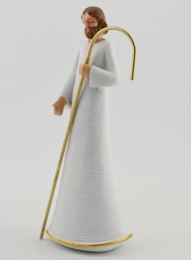 Moderne Heilige Familie Wit en Goud - 12cm (pic 3)