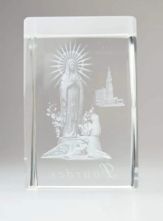 Icoon Onze-Lieve-Vrouw van Lourdes Laser Gravure (pic 4)
