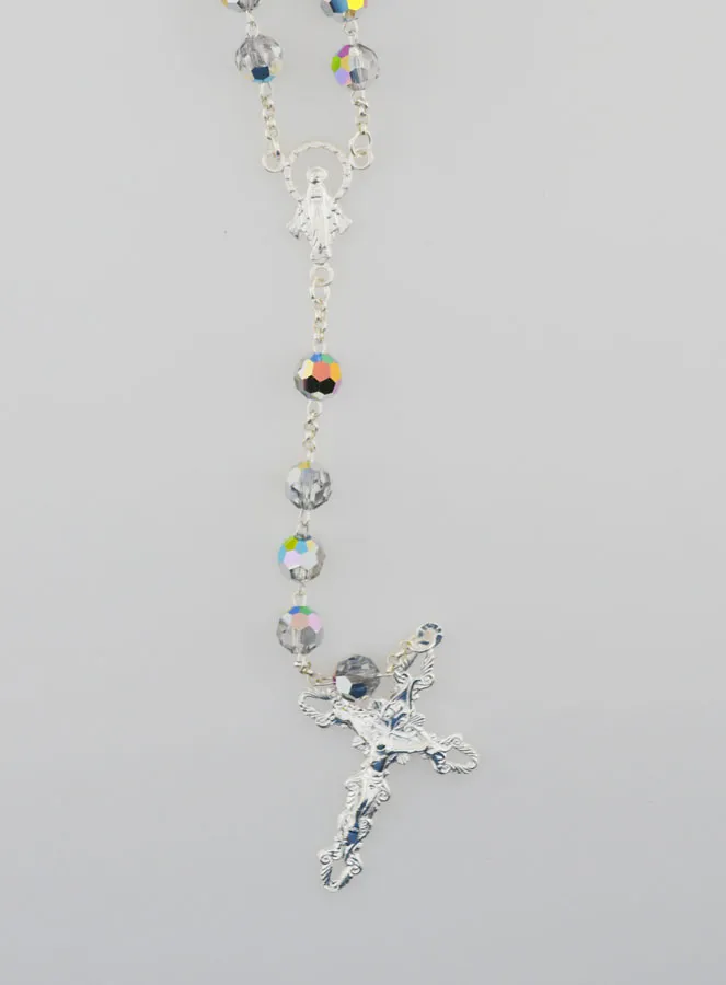 Rozenkrans Kristal en Echt Zilver 925/000 (pic 4)