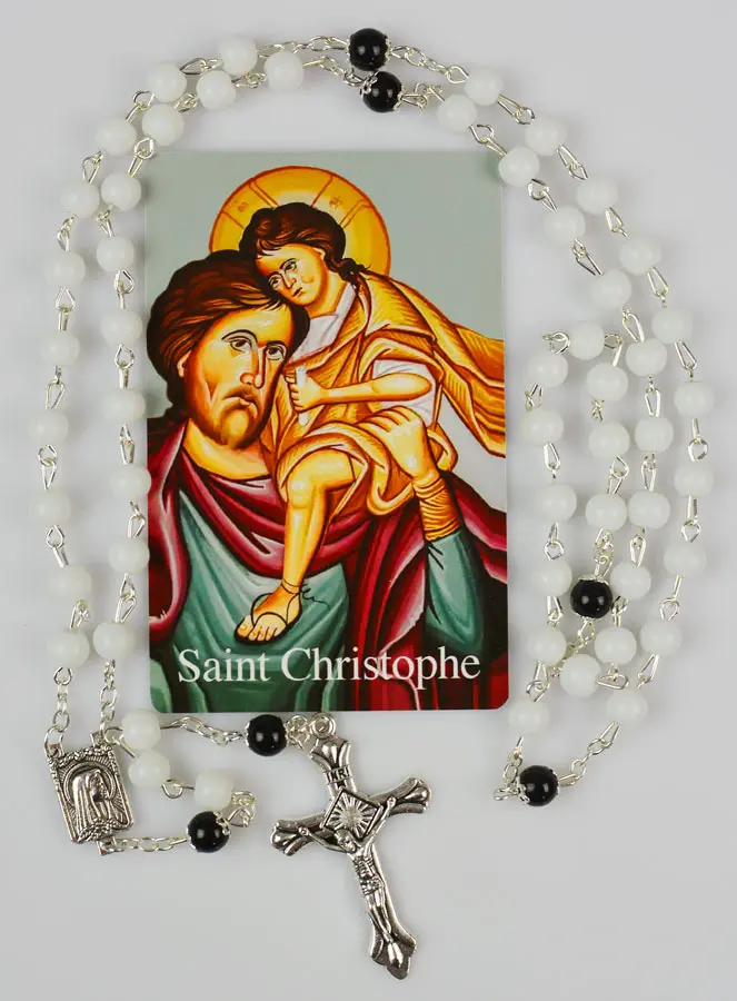 Rozenkrans Heilige Christoffel Parels (pic 1)