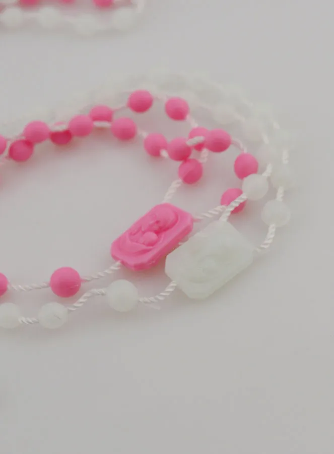 Set Rozenkransen Wit en Roze (pic 4)