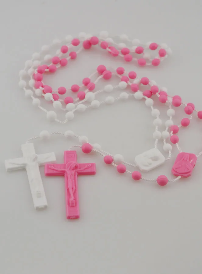 Set Rozenkransen Roze en Lichtgevend (pic 2)