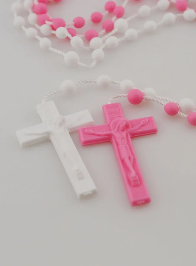 Set Rozenkransen Roze en Lichtgevend (pic 3)