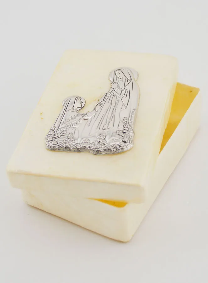 Doosje voor Rozenkrans van Parelmoer en Zilver (pic 3)
