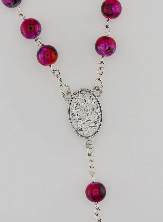 Trendy Rozenkrans Parelmoer Strass Roze (pic 4)