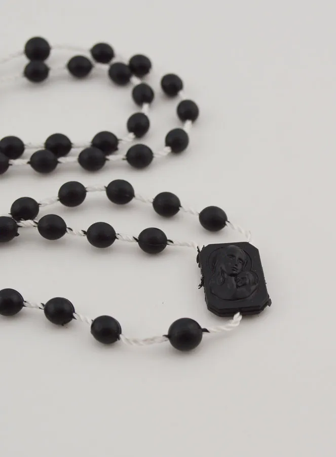 Rozenkrans Plastic Zwart (pic 4)