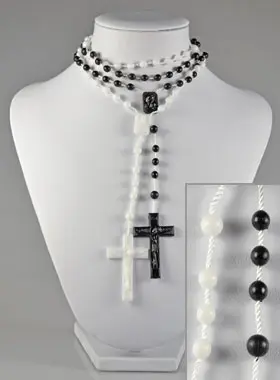 Rozenkransen Trendy Zwart en Wit (pic 1)