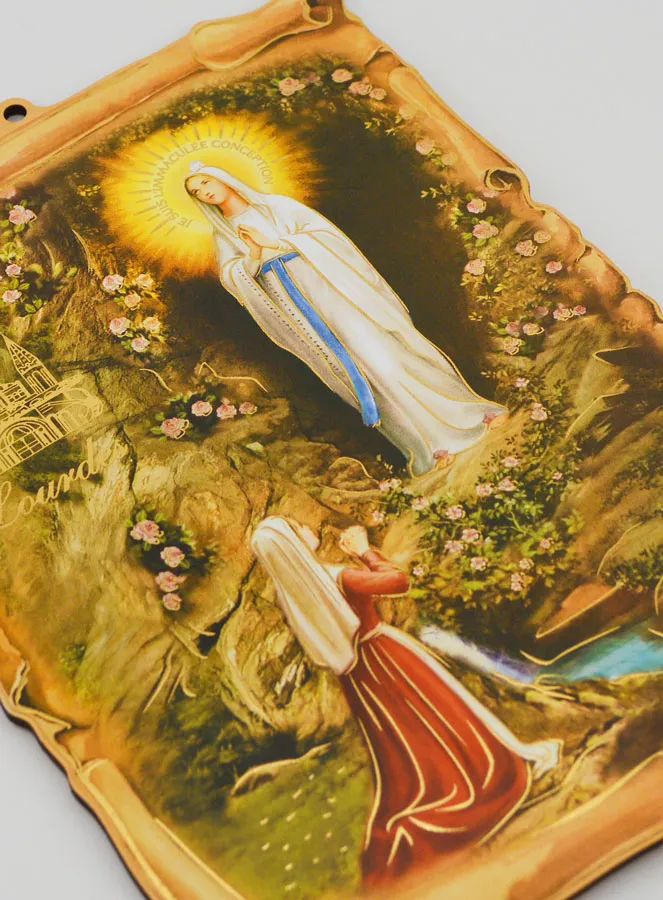 Ikoon Grot Verschijningen Maria van Lourdes 22cm (pic 3)