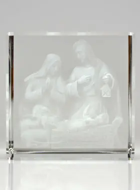 Beeld Laser Gravure Geboorte Jezus Christus (pic 1)