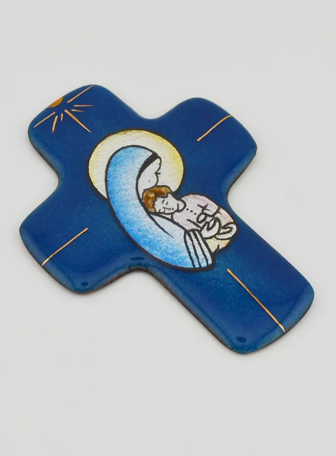 Kruis Moederschap Heilige Maagd Maria Email van Libanon (pic 3)