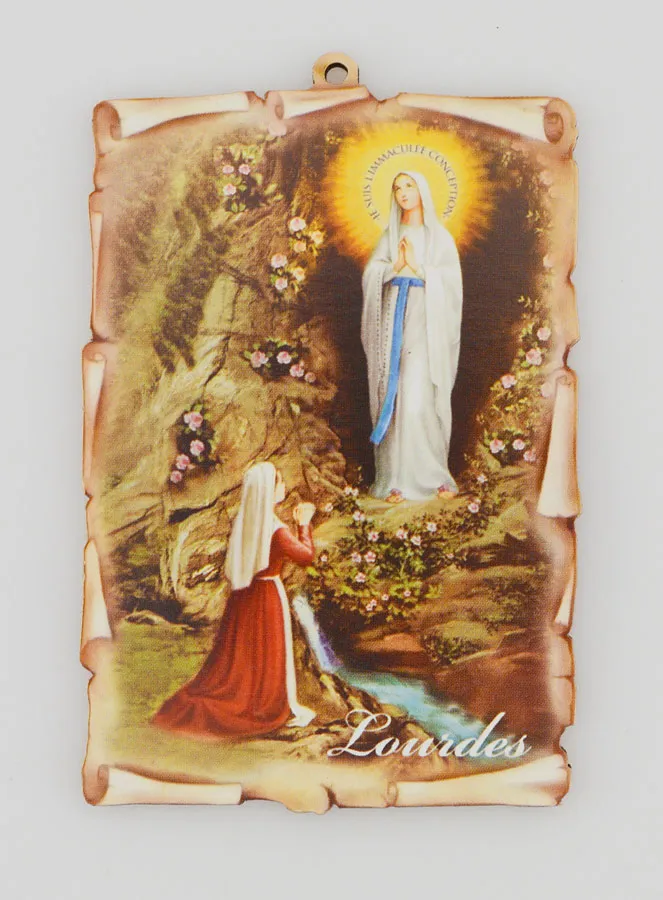 Cadeau Tientje Hout + Aandenken Ikoon van Lourdes (pic 3)