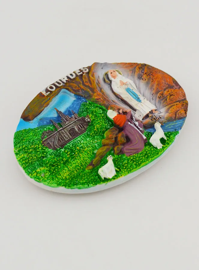Magneet Souvenir Verschijningen van Lourdes (pic 3)