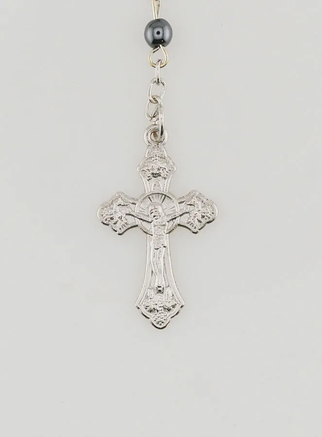 Rozenkrans Zwart Ketting van Lourdes (pic 3)