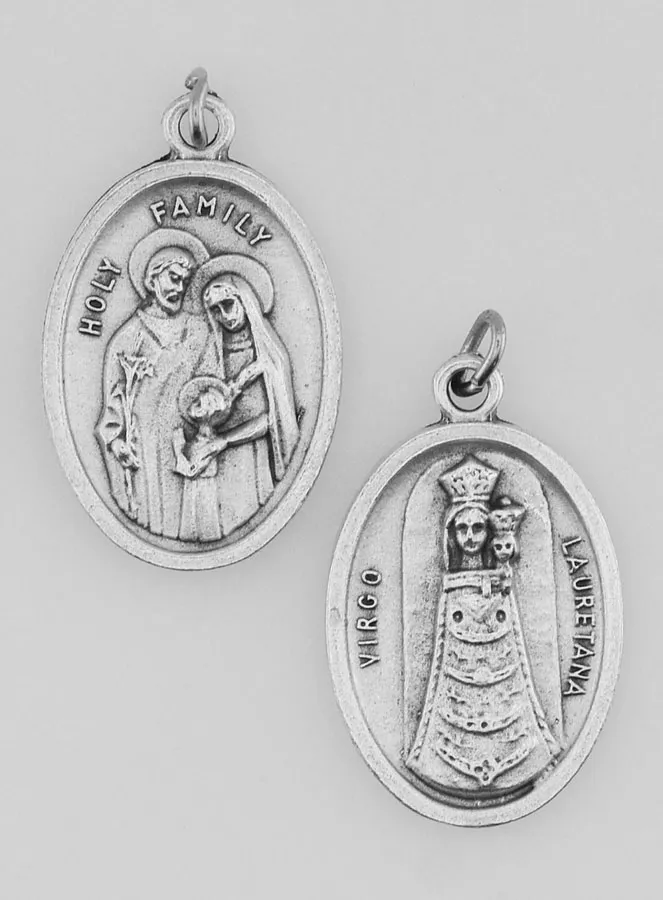 Religieuze Medaille Heilige Familie Zilverkleurig (pic 2)