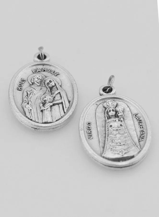 Religieuze Medaille Heilige Familie Zilverkleurig (pic 4)