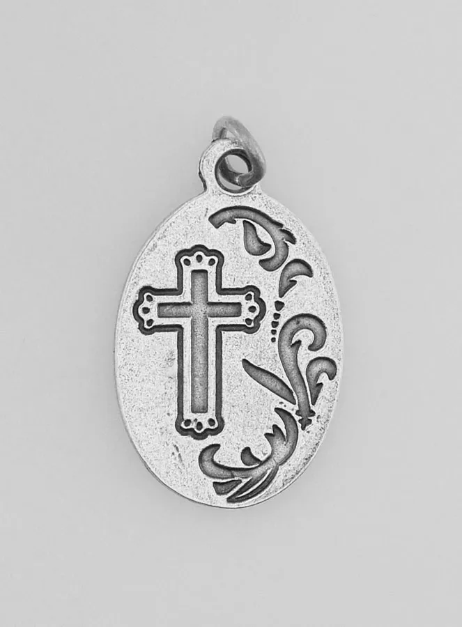 Religieuze Medaille Maria van Fatima Zilverkleurig (pic 3)