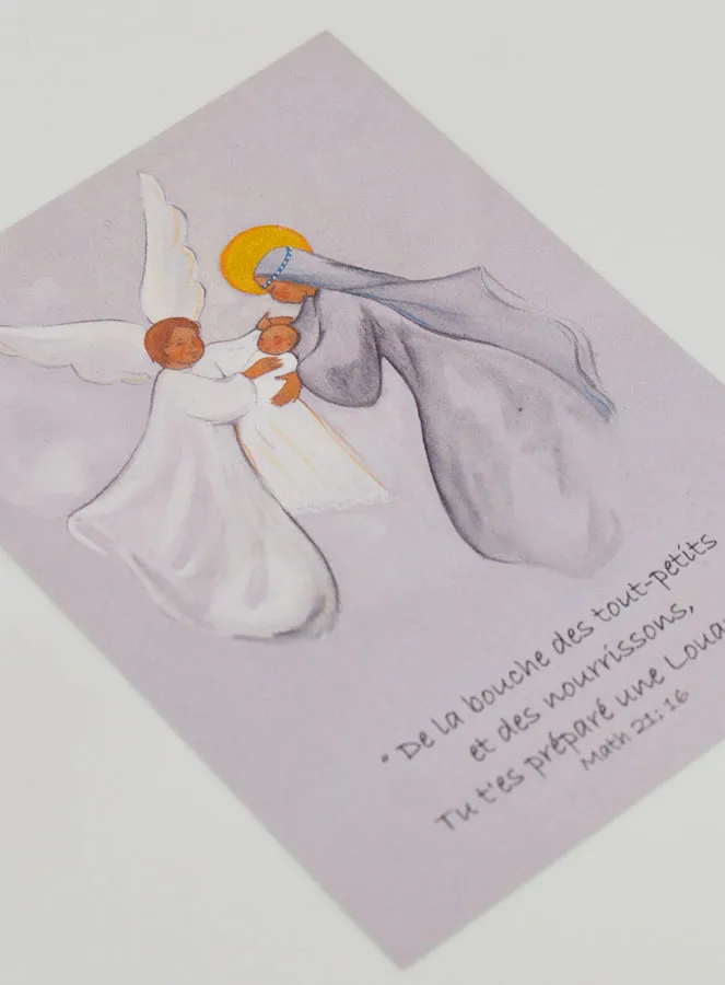 Doop Kaart Heilige Maagd Maria met de Engel (pic 3)