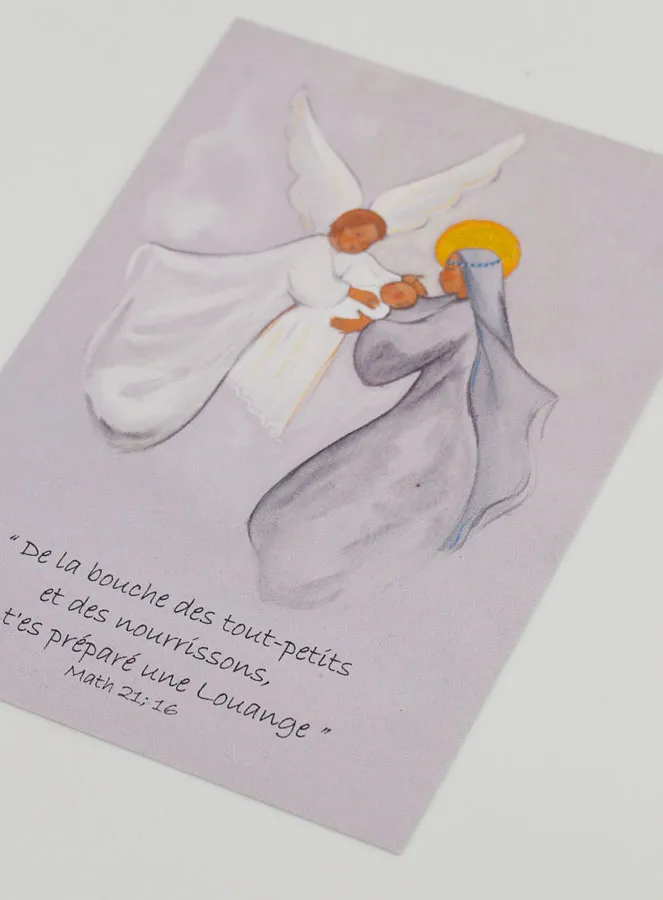 Doop Kaart Heilige Maagd Maria met de Engel (pic 4)