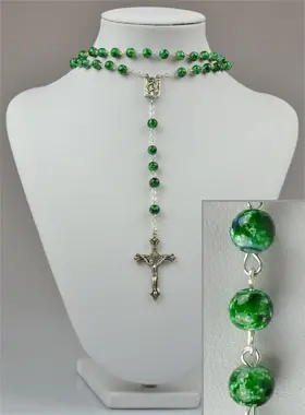 Rozenkrans Trendy Parelmoer Strass (pic 1)
