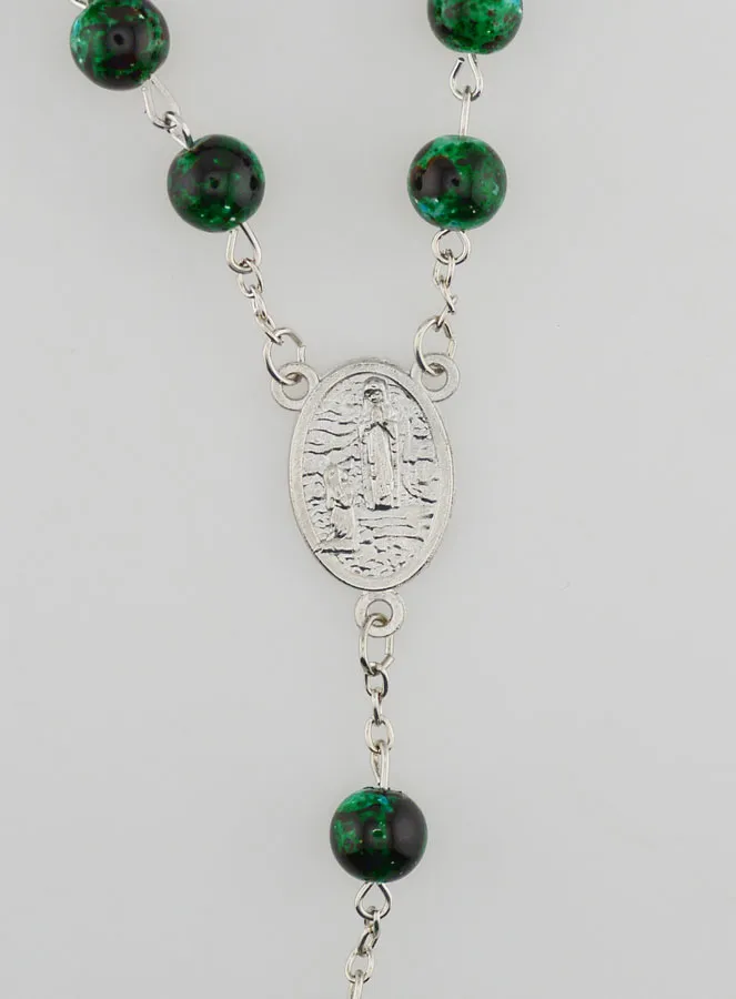 Rozenkrans Collier Trendy Groen Parelmoer (pic 3)