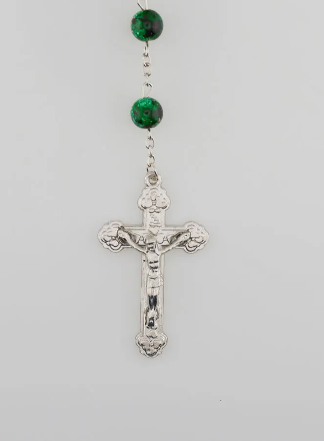 Rozenkrans Collier Trendy Groen Parelmoer (pic 4)