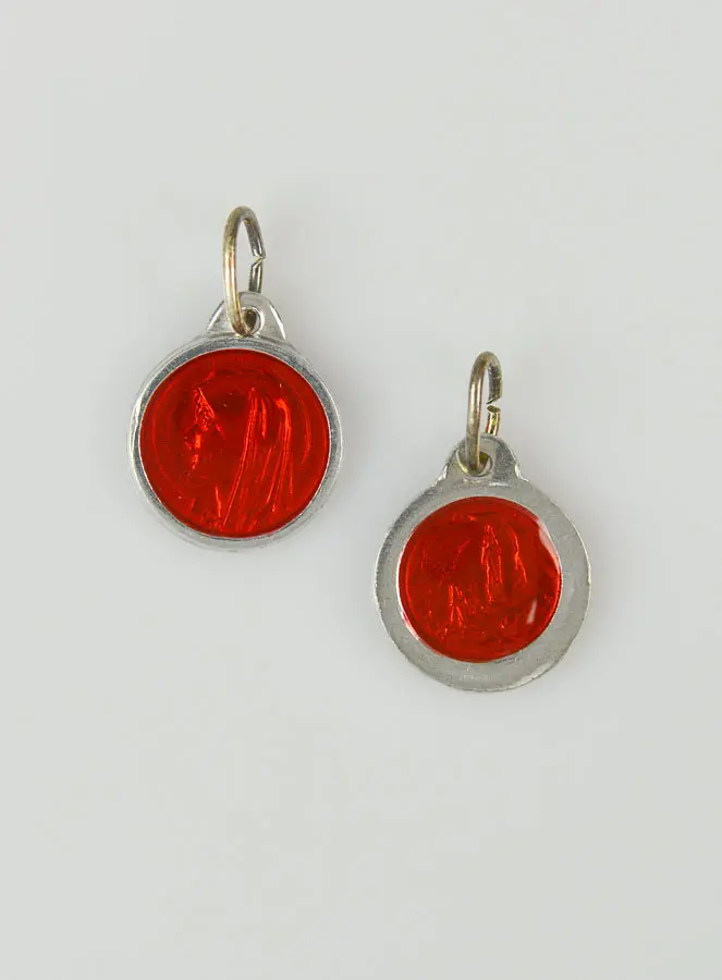 Medaille Maagd Maria - Rood (pic 1)